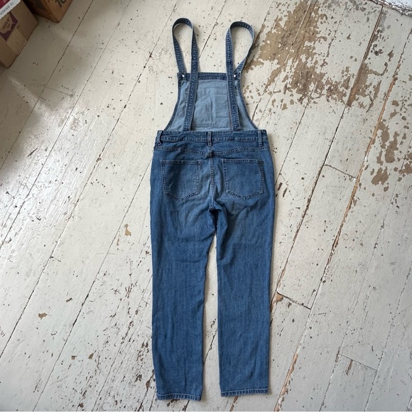 Free People Through the Woods Blue Jean Overalls - Picture 6 of 15